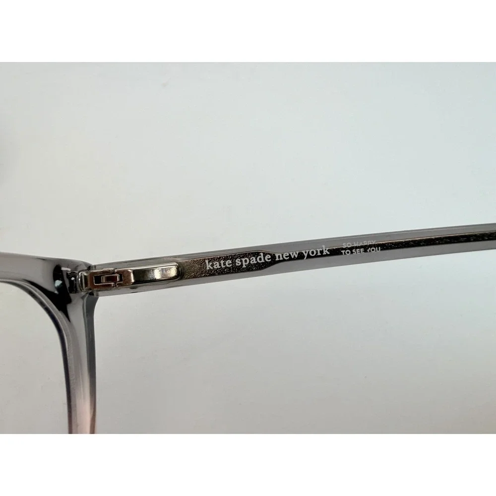 Kate Spade Eyeglasses Frames Only ZAHRA Pink Grey Case 53-15 140